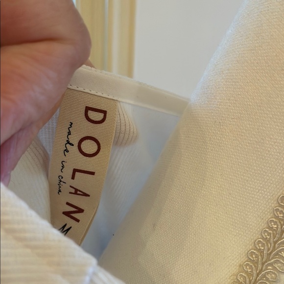 Dolan White Fitted Sweater with Eyelet Short Sleeve Blouse NWOT - Picture 2 of 10